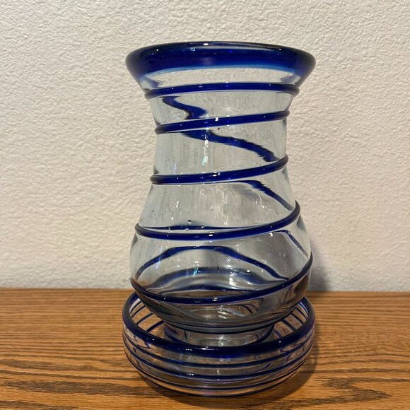 Blown Glass Candleholder from Cabo San Lucas - Picture 5 of 12